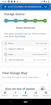 Consumers Energy android App screenshot 2